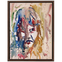 Sylvia Plath - Framed Traditional Stretched Canvas