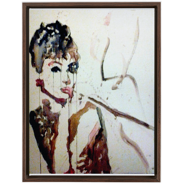 Audrey Hepburn - Framed Traditional Stretched Canvas