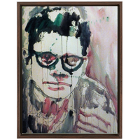 Allen Ginsberg - Framed Traditional Stretched Canvas