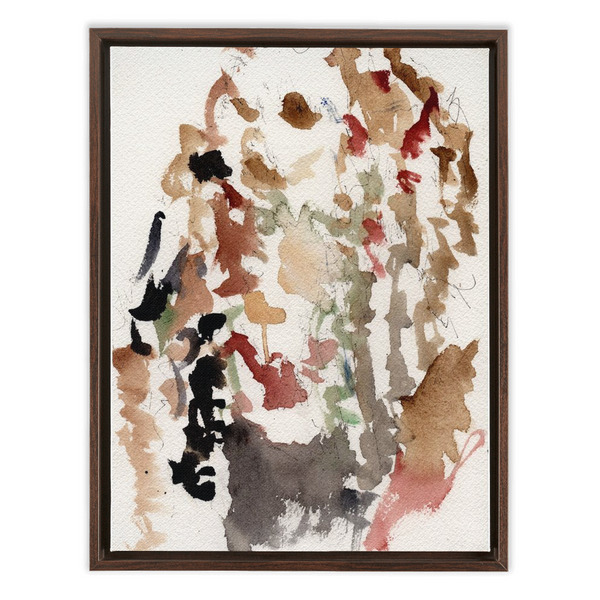 Fluffy Woman - Framed Canvas Wraps