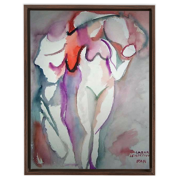 Carnal Sensitivity - Framed Traditional Stretched Canvas