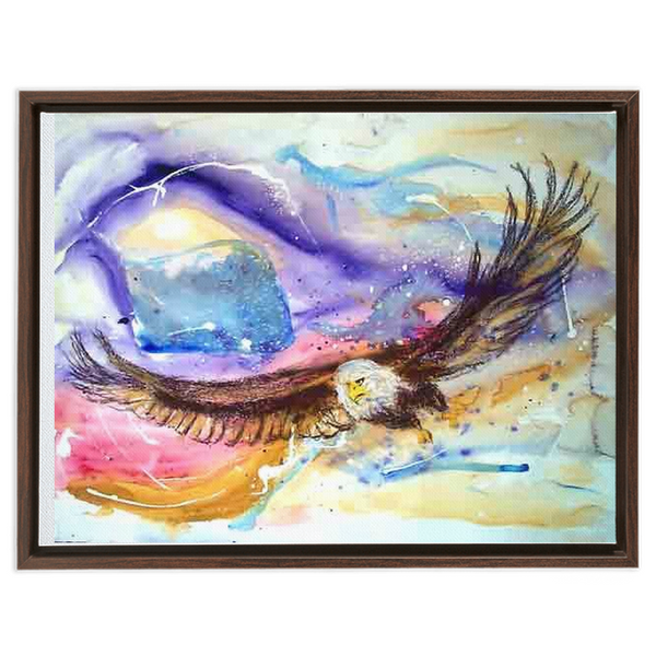 Eagle - Framed Traditional Stretched Canvas