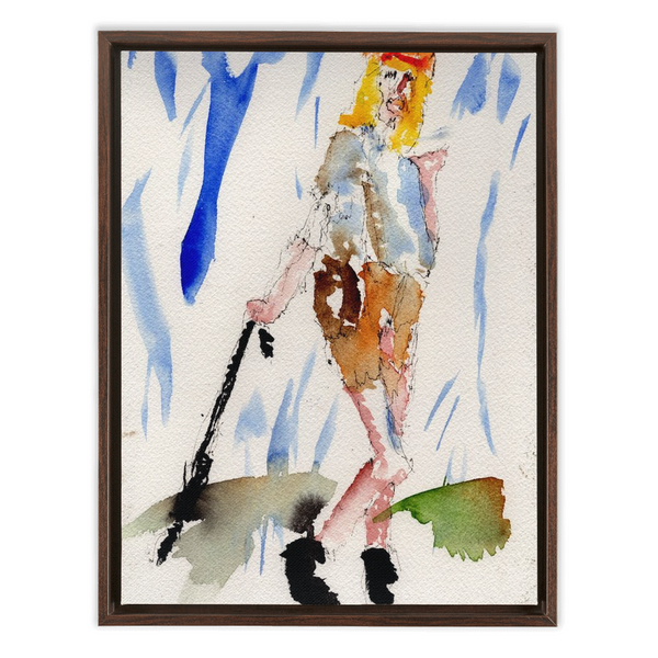 Skinny Woman - Framed Canvas Wraps