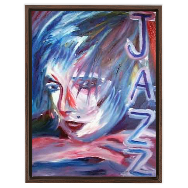 JAZZ - Framed Traditional Stretched Canvas