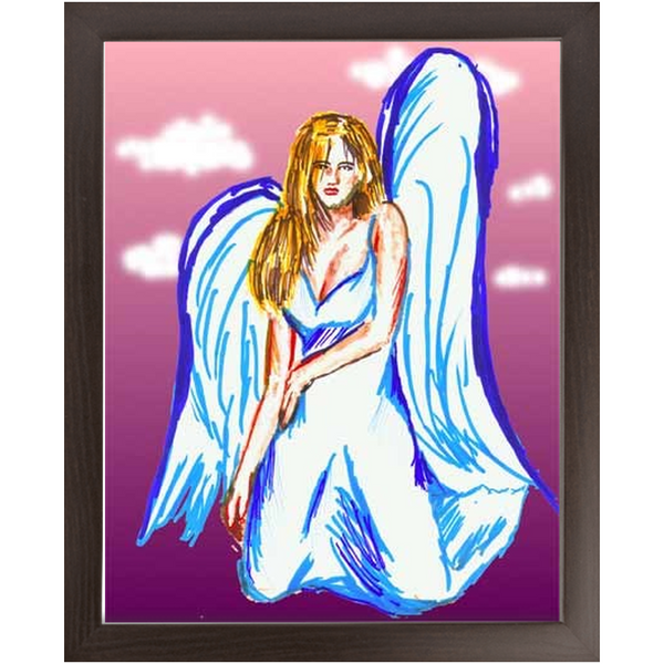 Economy Framed Prints sexy angel