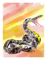 Cindy the Snake - signed children's book print - Dan Joyce art